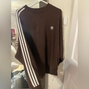 Brown Adidas Crewneck